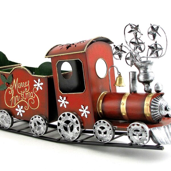 The Holiday Aisle® Christmas Train and Candleholder Decoration  Wayfair